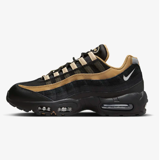 

Кроссовки Nike Air Max 95 «Черный/Золото стихий» (DM0011-004) Expeditedship, Черный, Nike Air Max 95