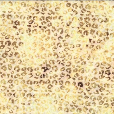 Hoffman Congo Bay Batiks by McKenna Ryan MR30 47 Gold Leopard Spots  Fabric