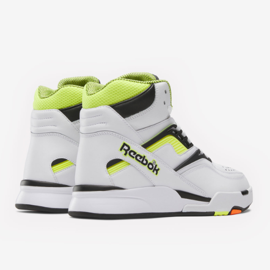 Pre-owned Reebok Pump Tz Basketball Shoes 'white/volt'- Ie1872 Expeditedship