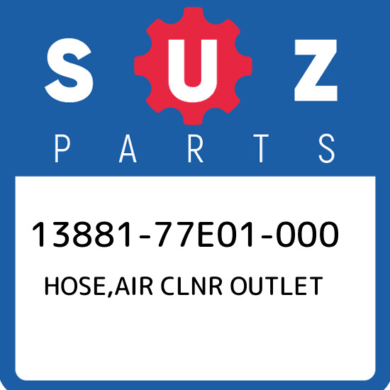 13881-77e01-000 Suzuki Hose,air Clnr Outlet 1388177e01000, New Genuine Oem Part