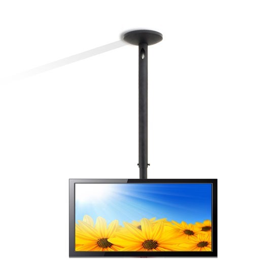 Details About Pyle Pctvm15 Universal Tilt Swivel Adjustable Tv Ceiling Mount Bracket