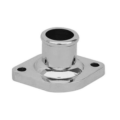 Milodon Chrome Water Neck Fits Chrysler RB 413 440 Straight up 65730