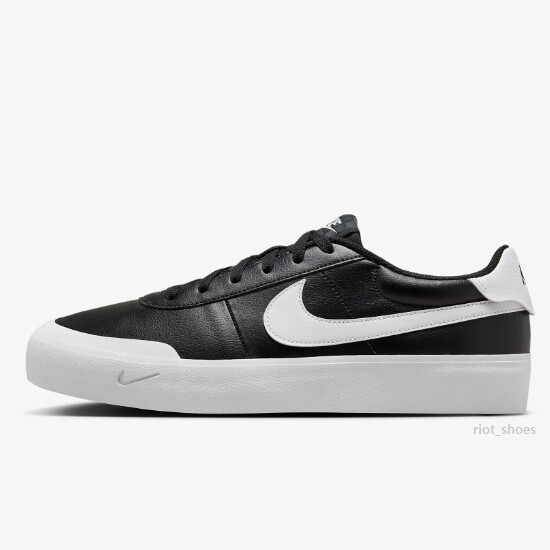Кроссовки Nike Court Shot Leather Черные/белые (FQ8146-002) Доставлены в кратчайшие сроки