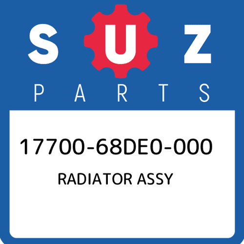 あ 17700-68DE0-000 Suzuki Radiator assy 1770068DE0000, New