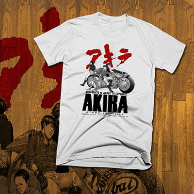 Cyber Punk t-shirt Akira Tetsuo Shot Neo Tokyo science fiction Cyborg anime moto