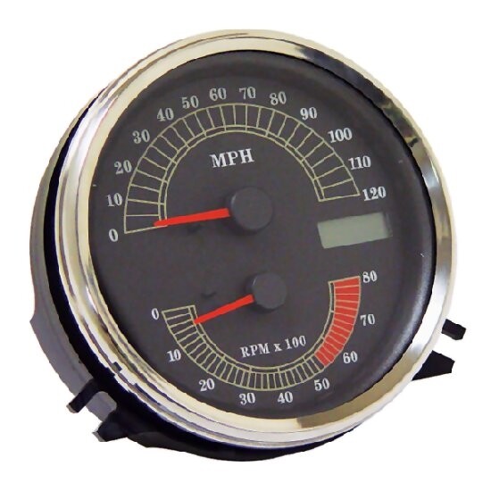 Black Speedometer Tachometer Combo Gauge For 95-03 Harley
