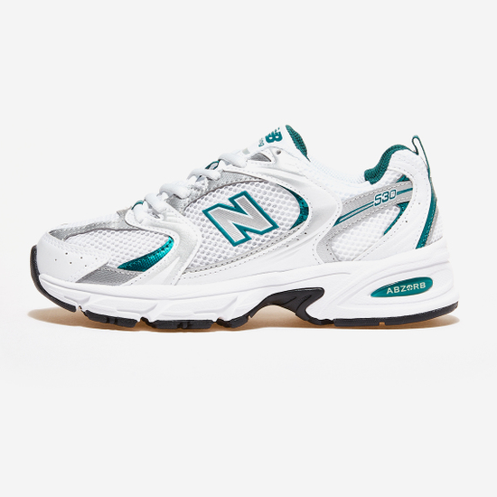 

Обувь New Balance 530 Series, белая/зеленая — MR530AB Expeditedship, Белый, New Balance 530