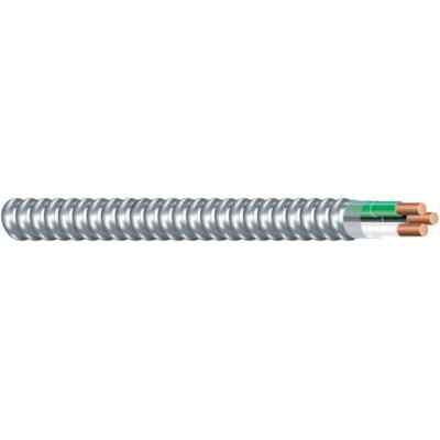Armorlite Wire 10/2 BLACK/WHITE Solid MC Copper Metal Clad Cable BY THE FOOT