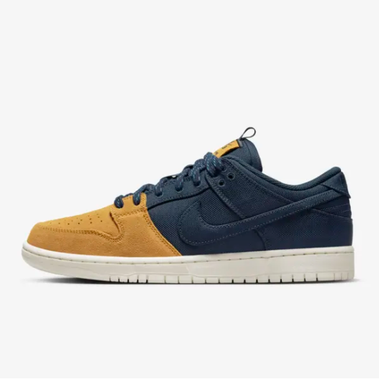 

Nike SB Dunk Low Shoes Desert Ocher - Midnight Navy (DX6775-400) Expeditedship, Синий, Nike SB Dunk