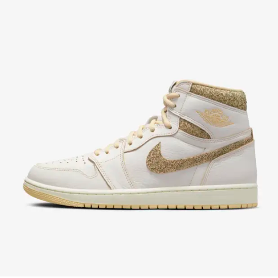 

Кроссовки Nike Air Jordan 1 «Парус и бледная ваниль» (FD8631-100)Ускоренная доставка, Цвет слоновой кости, Nike Air Jordan 1
