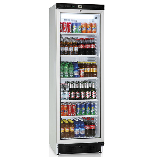 Gastronomie Flaschenkühlschrank 380 L. Getränkekühlschrank Glastür Kühlschrank
