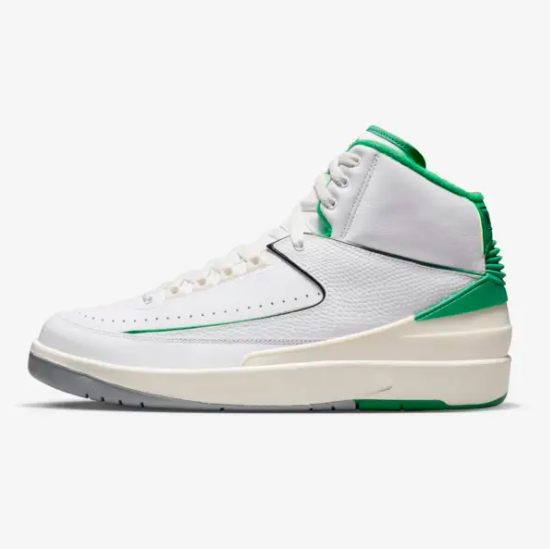 

Кроссовки Nike Air Jordan 2 Lucky Green (DR8884-103) Expeditedship, Зеленый, Air Jordan 2