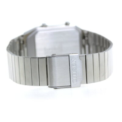 Pre-owned Citizen Ana-digi Temp Jg2101-78e Black Silver Quartz Men Watch In Box F/ship