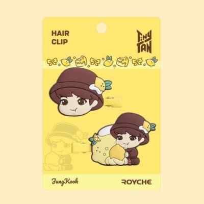 Kpop Official BTS TinyTAN Sweet Time Hair Clip with BTS Dicon Phtocard Freebie