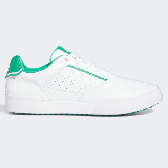 

Обувь для гольфа Adidas Retrocross, белая/зеленая — GV6912 Expeditedship, Белый, adidas Golf