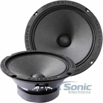 Massive Audio M6C 280W 6.5'' Pro Audio Midrange Component Car Audio Speaker