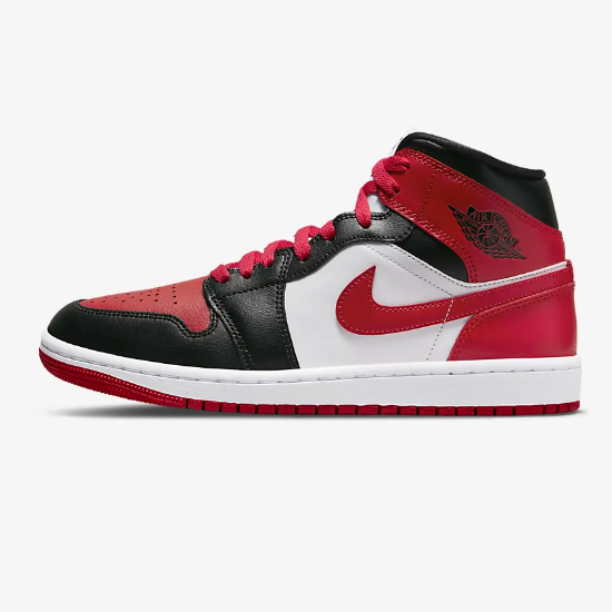 Женские кроссовки Nike Air Jordan 1 Mid «Bred» (BQ6472-079) Expeditedship