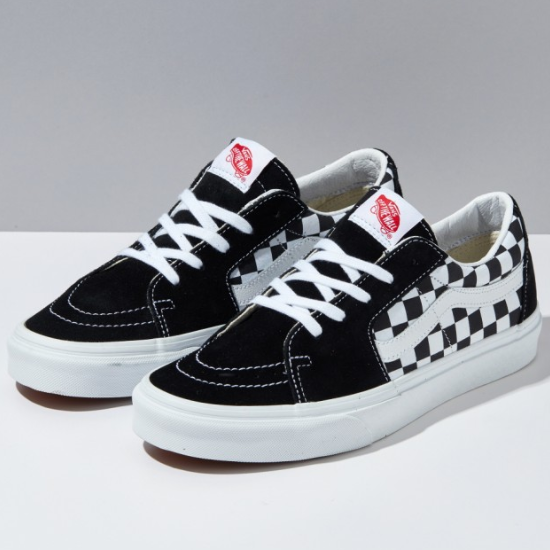 

Низкие кроссовки Vans SK8 Black Checkerboard - VN0A4UUK4W7 Expeditedship, Черный, VANS SK8
