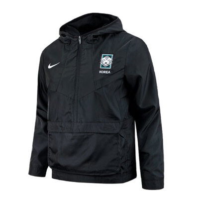 Nike Korea AMPLFY Windrunner Anorak Boy's Soccer Jacket Asia-Fit NWT FJ7492-010