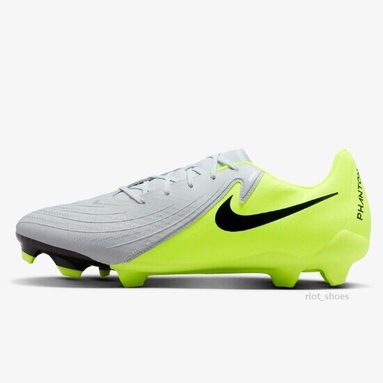 Футбольная бутса Nike Phantom GX 2 MG с низким верхом серебристого цвета / Volt (FD6723-003)