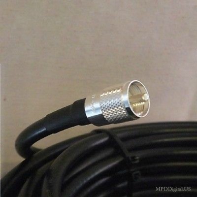 LMR400 Ultraflex Times Microwave Coax Cable 25ft PL-259. Buy it now for 83.26
