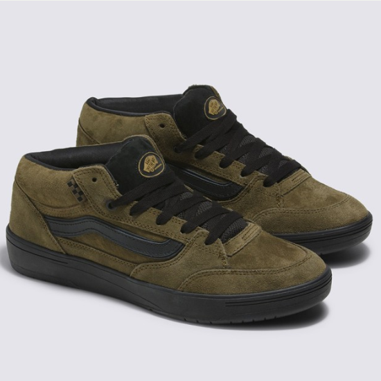 

Туфли Vans X Beatrice Domond Zahba Mid Suede Olive - VN000CBSDOL, Зеленый, VANs Beatrice