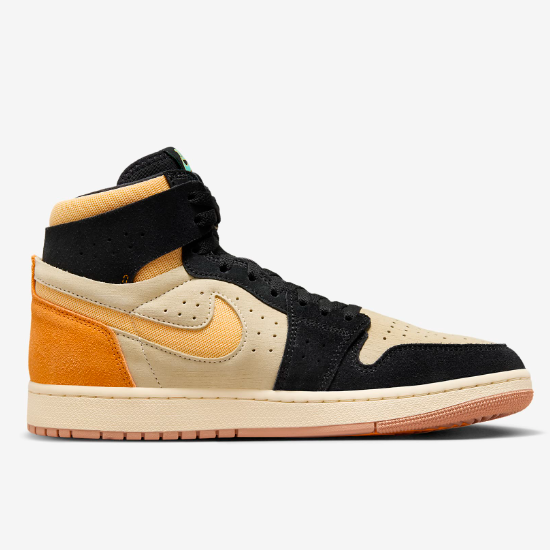 

Кроссовки Nike Air Jordan 1 Zoom Comfort 2 «Черный/Небесное золото» (DV1307-100), Celestial gold, Nike Air Jordan 1