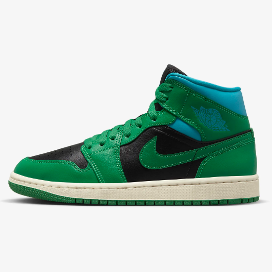 Женские кроссовки Nike Jordan 1 Mid «Lucky Green» (BQ6472-033) Expeditedship