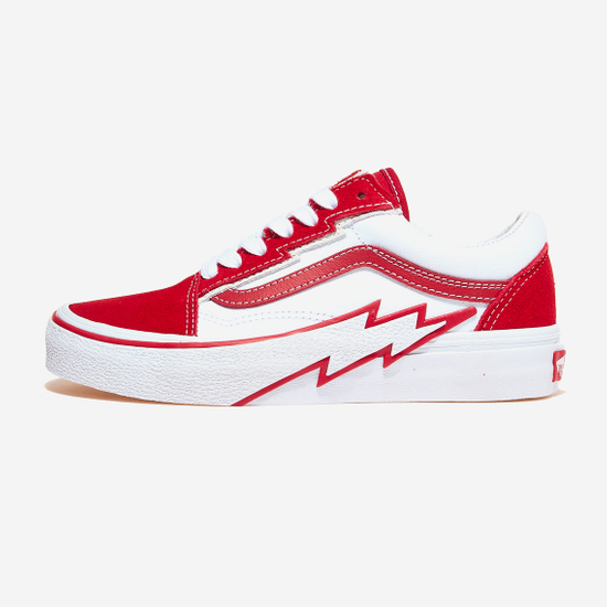 Vans Shoe - Old Skool Bolt - Red/Black » Quick Shipping