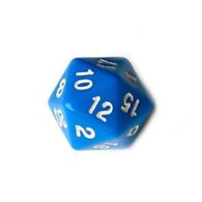 ⭐20-Seitige bunte Würfel mit Zahlen 1-20 W20 Einzeln Ersatzwürfel D20 Dice ⭐⭐⭐