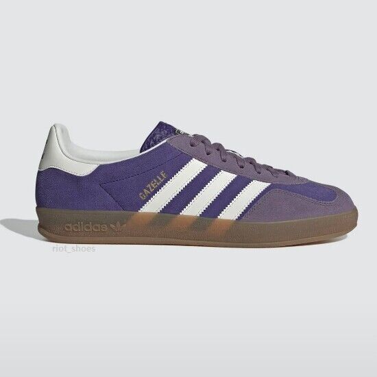 Кроссовки Adidas Gazelle из натуральной замши фиолетового цвета - IF9645 Expeditedship