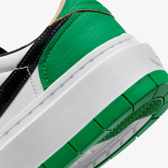 Pre-owned Jordan Nike Women's  1 Elevate Low Se Shoes 'lucky Green' (dq8394-301)