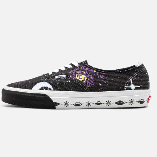 VANS X Clottee Authentic Shoes Pixelated Universe Black - VN000EE3BPB