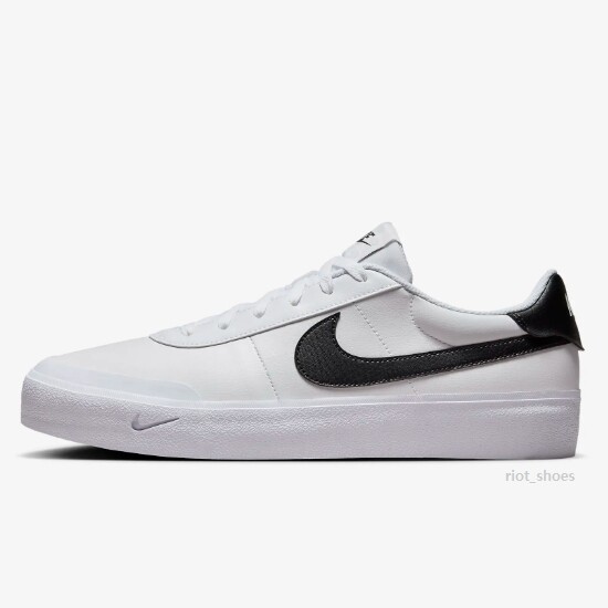 Кроссовки Nike Court Shot Leather Белый/черный (FQ8146-104) Доставлены в кратчайшие сроки