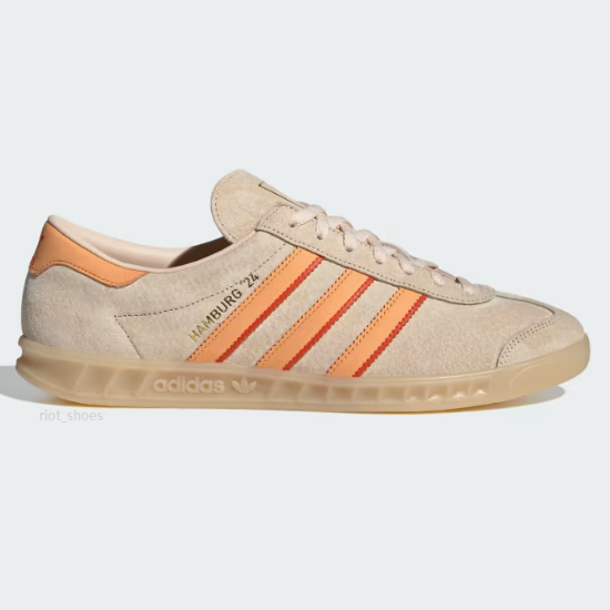 Adidas Hamburg 24 Suede Crystal Sand Hazy Orange IG2109 Expeditedship eBay