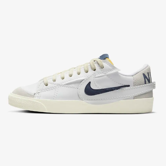 

Кроссовки Nike Blazer Low 77 Jumbo SE, белые/темно-синие (FD0378-121) Expeditedship, Белый, Nike Blazer Low '77 Jumbo SE