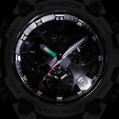 Pre-owned Casio G-shock Mtg-b3000d-1ajf Silver Bluetooth Solar Men's Watch With Box