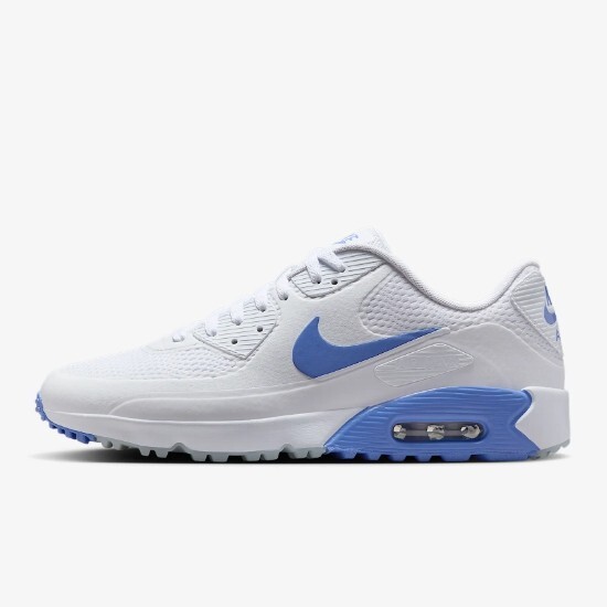 Кроссовки для гольфа Nike Air Max 90 G NRG Белые/Royal Pulse (HV9305-100) Доставлены ускоренной доставкой
