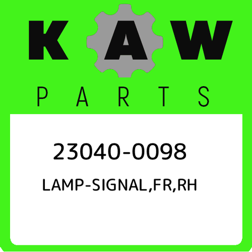 23040-0098 Kawasaki Lamp-signal,fr,rh 230400098, New Genuine