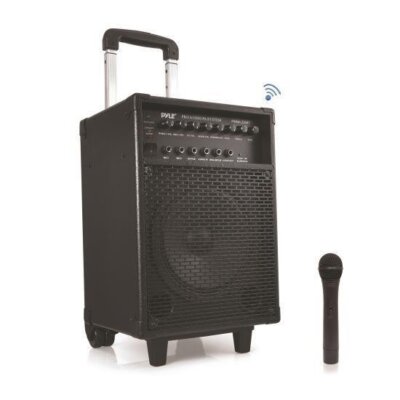 Pyle Bluetooth Wireless & Portable PA with Mic - Black PWMA230BT