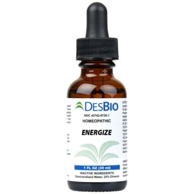 Desbio Energize 90 Tablets plus 1 Fl.Oz drops SET