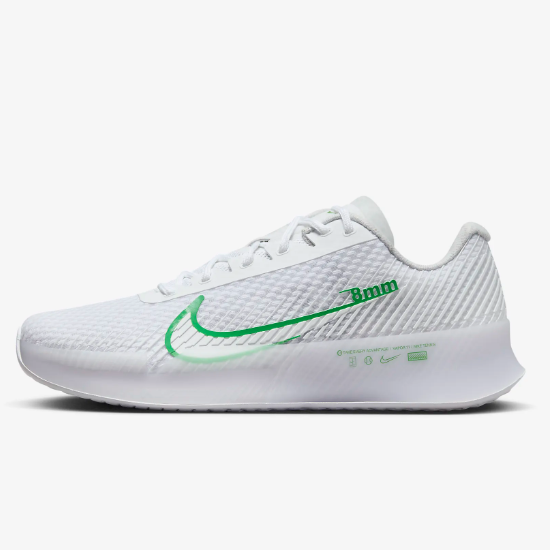

Теннисные кроссовки Nike Court Air Zoom Vapor 11 White/Kelly Green (DR6966-102), Белый, Nike Air Zoom Vapor