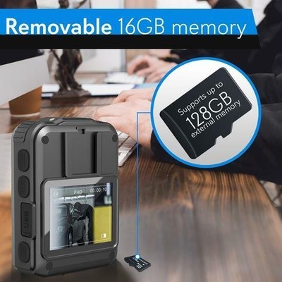 Pyle PPBCM6 Personal Cam HD Wireless Body Worn Camera Night Vision, Waterproof