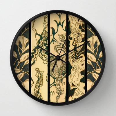 'MOONDANCE' ~ WALL CLOCK w/EXCLUSIVE SOLAR ETCHED DESIGN ~ Charming