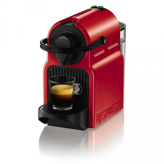 Krups Inissia XN1005 Independiente Máquina de café en cápsulas Rojo rubí 0,7 L