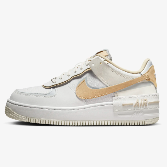 

Женские кроссовки Nike Air Force 1 Shadow White/Sesame (DV7449-100) Expeditedship, Белый, Nike Air Force 1