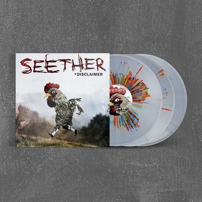 Seether Disclaimer Exclusive Deluxe Edition Clear Splatter Colored Vinyl 3XLP