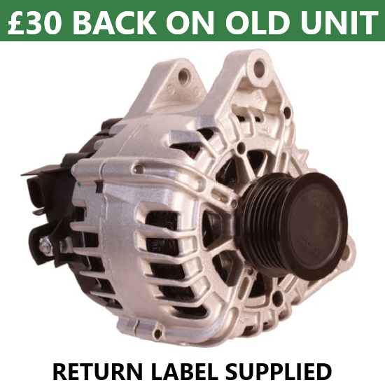 FORD FOCUS 1.6 2.0 TDCI VALEO ALTERNATOR TG12C079 TG12C122 TG12C127