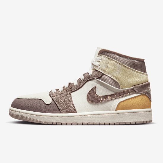 

Кроссовки Nike Air Jordan 1 Mid SE Craft «Inside Out» (DM9652-102) Expeditedship, Sail, Nike Air Jordan 1