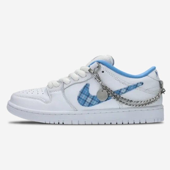 Nike X Nicole Hause SB Dunk Low Pro Белый/синий (FZ8802-100) Доставляются в ускоренном порядке